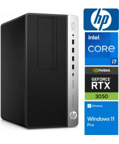 HP 600 G4 MT i7-8700 32GB 512SSD M.2 NVME RTX3050 6GB WIN11Pro Kомпьютеры после ремонта