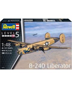Revell Model plastikowy samolot b-24d liberator 1/48 Figūriņas un varoņi