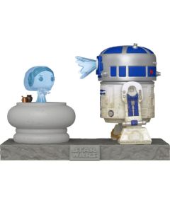 Funko Pop! Deluxe: Star Wars - R2-D2  and Princess Leia Hologram #766 Bobble-Heads Vinyl Figures Фигурки и герои