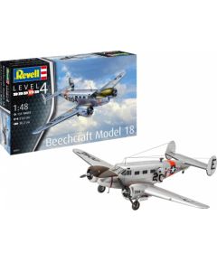 Revell Model plastikowy samolot beechcraft model 18 1/48 Figūriņas un varoņi