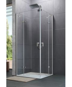 Huppe dušas durvis stūrim/nišai Astra, 900 mm, h=2000, labā  puse,  hroms/caurspīdīgs stikls AP Dušas durvis