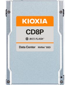 SSD Data Center Read Intensive KIOXIA CD8P-R 7.68TB PCIe Gen5 Single-port (128GT/s) NVMe 2.0, BiCS Flash TLC, 2.5" 15mm U.2, Read/Write: 12000/5500 MBps, IOPS 2000K/200K, DWPD 1 Жесткие диски (SSD)