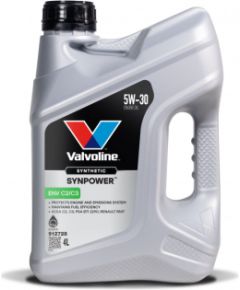 Motoreļļa Synpower ENV C2/C3 5W30 4L, Valvoline Motora eļļas