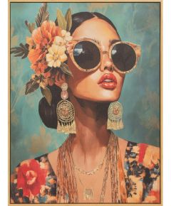 Wall art 80x100cm, woman with flowers Jaunumi, mēbeles, māja