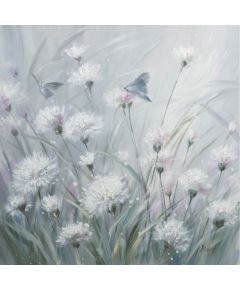 Eļļas glezna 60x60cm, pienenes 2 Jaunumi, mēbeles, māja