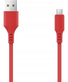 Setty kabelis USB- USB-C 1,8 m 2A sarkans Data USB kabeļi
