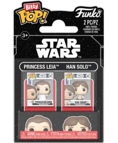 Funko Bitty Pop! 2-Pack Disney: Star War - Princess Leia & Han Solo Vinyl Figures Фигурки и герои