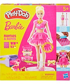 PLAY-DOH BARBIE Rotaļu komplekts Ruffles and Bows Radošās rotaļlietas