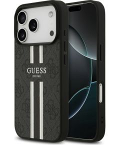 Guess 4G Printed Stripes MagSafe Case Aizsargapvalks priekš Apple iPhone 17 Pro Neoriģinālie Maciņi