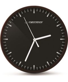 Esperanza EHC010K WALL CLOCK -  BUDAPEST - BLACK