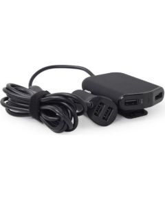 MOBILE CHARGER CAR 2+2 USB/EG-4U-CAR-01 GEMBIRD