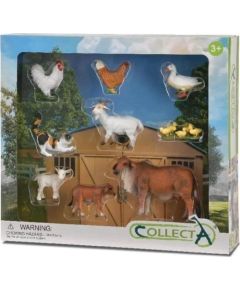 Figurka Collecta Zwierzęta z farmy. Zestaw 9 el. Фигурки и герои