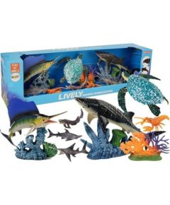 Figurka LeanToys Zestaw Zwierząt Morskich Ruchome Elementy Figūriņas un varoņi