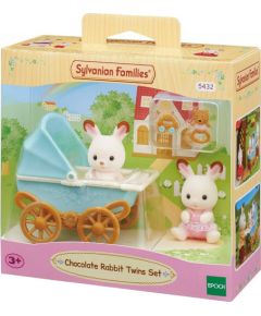 Figurka Epoch Sylvanian Families Wózek z Bliźniakami Królików (5432) Figūriņas un varoņi