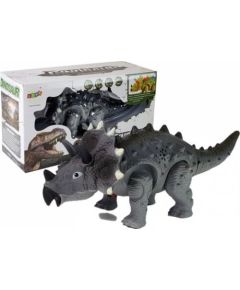 Figurka LeanToys Dinozaur na Baterie Triceratops Szary  (7188) Figūriņas un varoņi