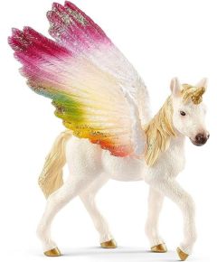 Figurka Schleich Skrzydlaty Tęczowy Jednorożec Źrebię (70577) Фигурки и герои