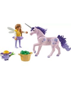 Playmobil Zestaw z figurkš Princess Magic 71843 Jednorożec do kolekcjonowania Lucky Lavender z wróżkš Figūriņas un varoņi