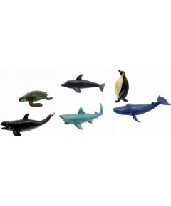 Hipo Zwierzęta morskie 13-16cm 6rodz HWC095 18455 Figūriņas un varoņi