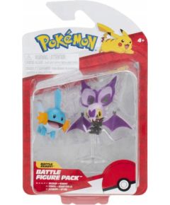 POKEMON BATTLE FIGURE NOIBAT AND MUDKIP Figūriņas un varoņi