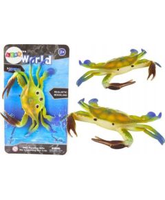 Figurka LeanToys Figurka Gumowy Krab Zielony Sea World Фигурки и герои