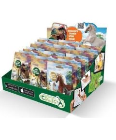 Figurka Collecta COLLECTA AR MIX DINOZAURÓW I KONI W SASZETKACH DISPLAY. Фигурки и герои