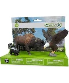 Figurka Collecta COLLECTA ZESTAW 3 DZIKICH ZWIERZĄT W OPAKOWANIU (88381, 88383, 88968) Figūriņas un varoņi