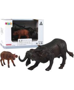 Figurka LeanToys Figurka Bawoła Cielątko Zwierzęta Afrykańskie Zoo Figūriņas un varoņi