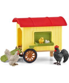 Figurka Schleich Schleich Farm World mobile chicken coop, play figure Figūriņas un varoņi