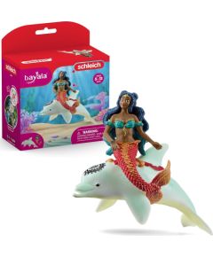 Figurka Schleich Schleich Bayala Isabelle on dolphin, toy figure Figūriņas un varoņi