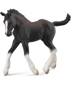 Figurka Collecta Koń źrebię rasy Shire czarne (88583) Figūriņas un varoņi