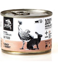 3COTY 26. Turkey and rabbit - wet cat food - 180g Kaķu konservi