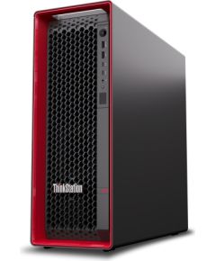 Lenovo ThinkStation P5 Intel Xeon W w3-2435 32 GB DDR5-SDRAM 1 TB SSD Windows 11 Pro for Workstations Tower Workstation Black, Red Personālie datori