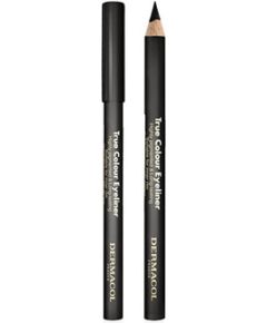 Dermacol True Colour Eyeliner - Dřevěná tužka na oči 4 g 1 Black Smaržas - NESAKĀRTOTS