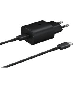 Samsung   EP-TA800EBE + EP-DA905BBE Samsung 25W Travel Charger + USB-C/USB-C Data Cable Black (OOB Bulk) Telefonu lādētāji 220v