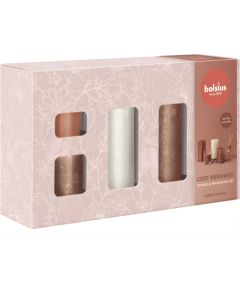 Bolsius Dāvanu komplekts Cozy Hideaway apple cinnamon Sveces un svečturi