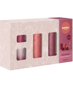 Bolsius Dāvanu komplekts Fruit Splash pomegranate Sveces un svečturi
