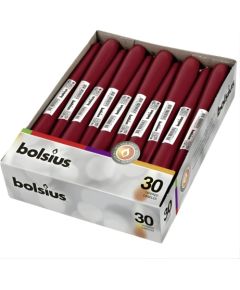 Bolsius Galda svece 1gab. 245/24mm tumši sarkana Sveces un svečturi
