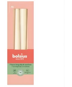 Bolsius Свечи настольные 4 шт. коробка 245/24мм перламутровые Свечи и подсвечники