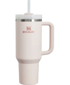Stanley Termokrūze ar salmiņu The Quencher H2.O FlowState Tumbler 1.18L gaiši rozā 2.0 Termosi un Termokrūzes
