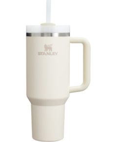 Stanley Termokrūze ar salmiņu The Quencher H2.O FlowState Tumbler 1.18L krēmkrāsā 2.0 Termosi un Termokrūzes