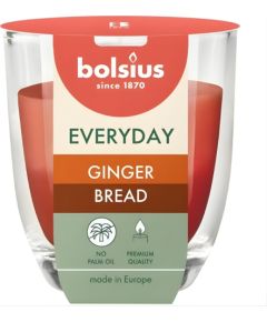 Bolsius Svece arom. stikla gl. Everyday Ø80x70mm ginger bread Sveces un svečturi