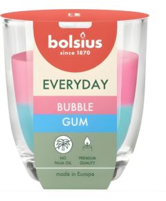 Bolsius Svece arom. stikla gl. Everyday Ø80x70mm bubble gum Sveces un svečturi