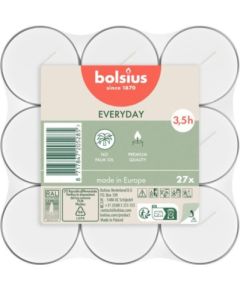 Bolsius Tējas sveces 27gab. baltas Sveces un svečturi