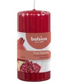 Bolsius Ароматическая свеча-цилиндр True Scents Ø120x58 мм гранат Свечи и подсвечники