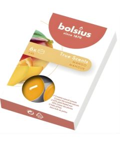 Bolsius Tējas sveces arom. 6 gab.True Scents mango Sveces un svečturi