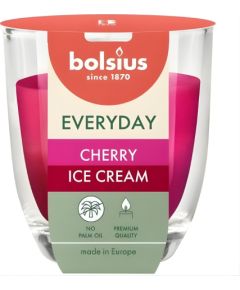 Bolsius Svece arom. stikla gl. Everyday Ø80x70mm cherry icecream Sveces un svečturi