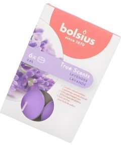 Bolsius Tējas sveces arom. 6 gab.True Scents lavender Sveces un svečturi