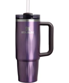 Stanley Termokrūze ar salmiņu The Quencher H2.0 Fluted Tumbler 0.89L spīdīgi gaiši violeta Termosi un Termokrūzes