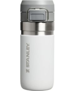 Stanley Termopudele The Quick-Flip Water Bottle Go 0,47L balta Termosi un Termokrūzes