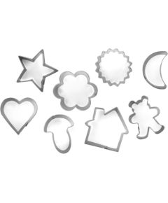 Guardini Набор формочек для пряников 8 шт. ассорти Кондитерская принадлежность